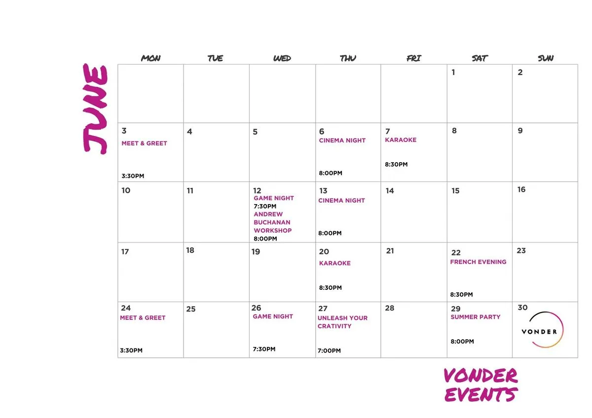 Warsaw s events calendars