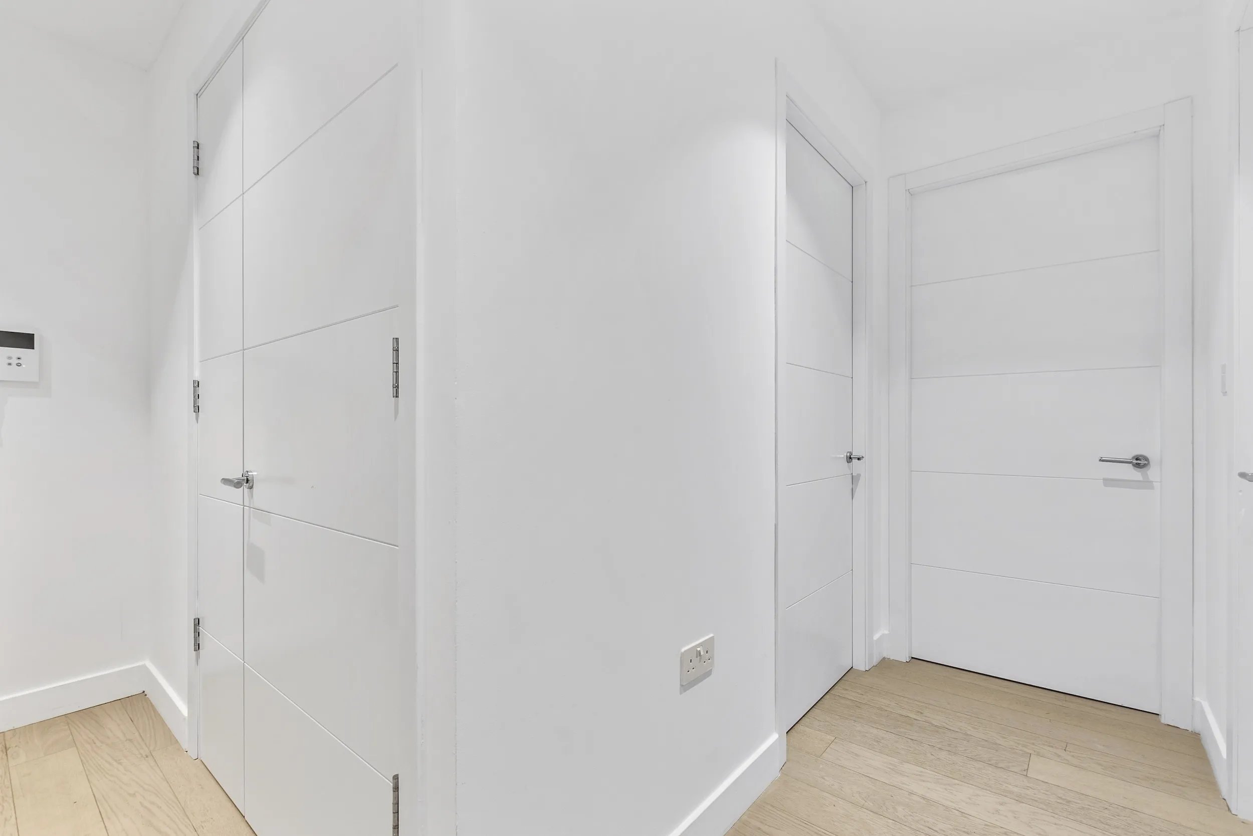 Entrance hallway of a two-bedroom apartment at Vonder Skies