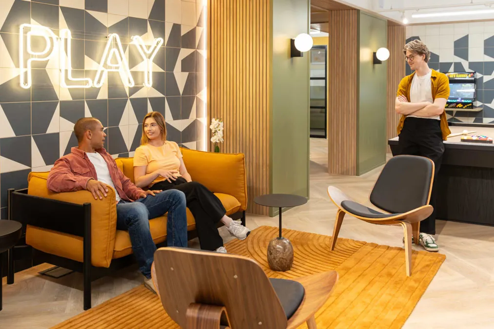 The PLAY games lounge at Vonder Parkside