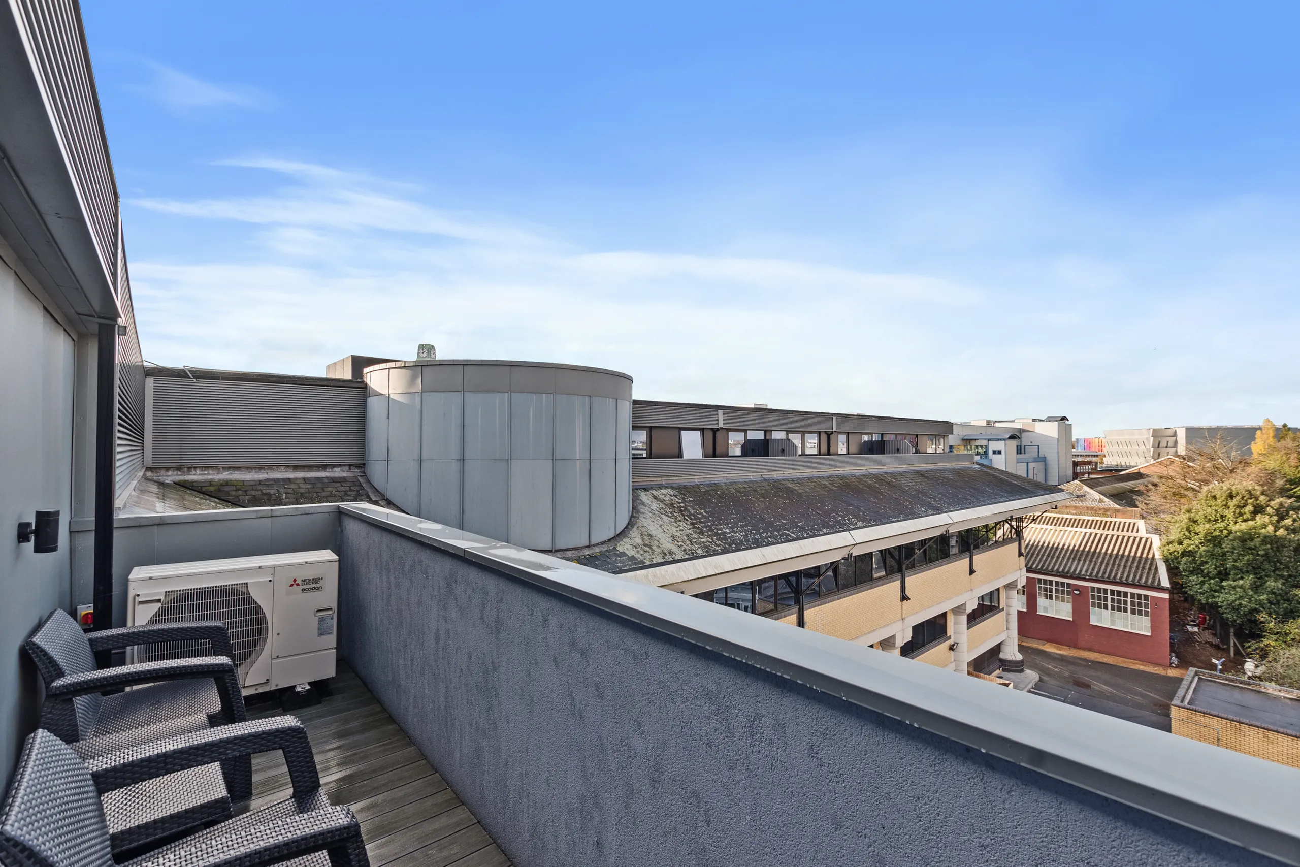 Roof terrace at Vonder Park Hill