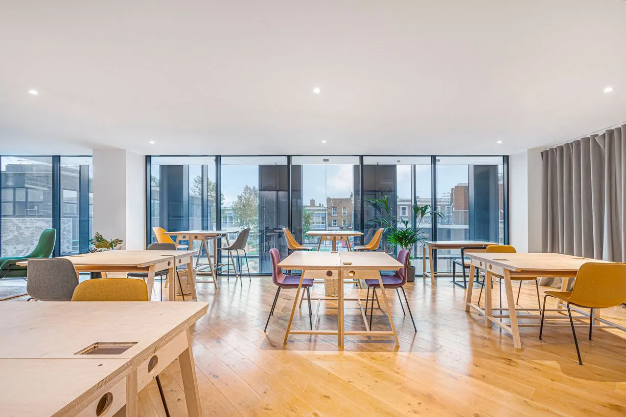 Co-working and dining space at Vonder Hill