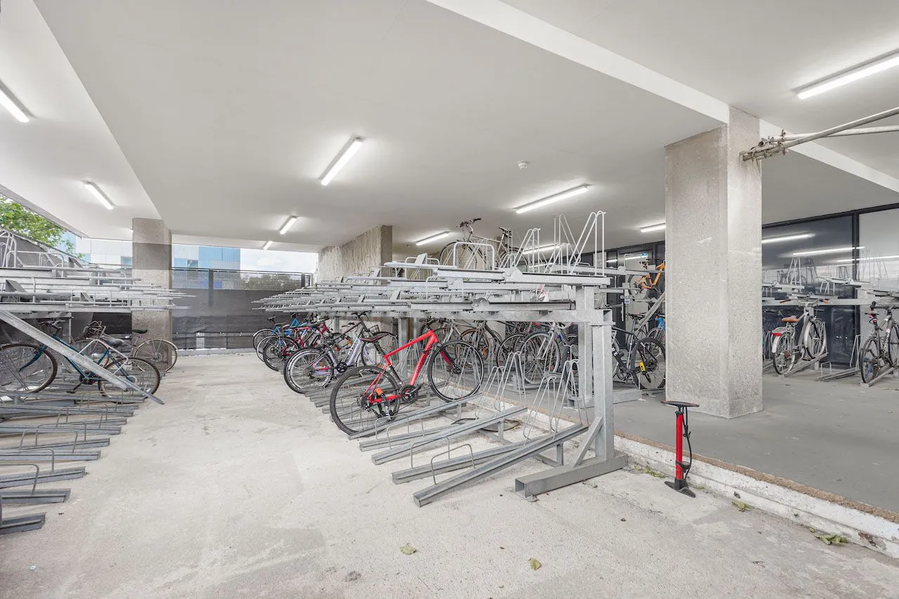 Secure bike store at Vonder Hill