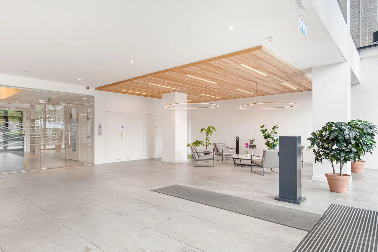 Reception lobby at Vonder Hill