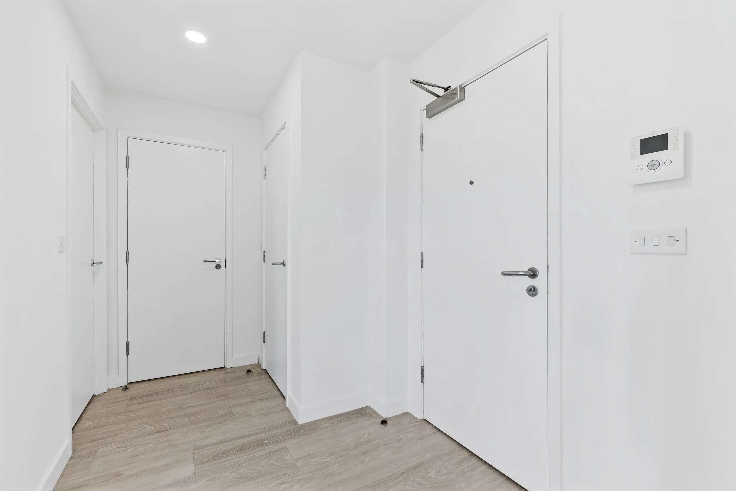 Hallway in a two-bedroom flat at Vonder Crawley